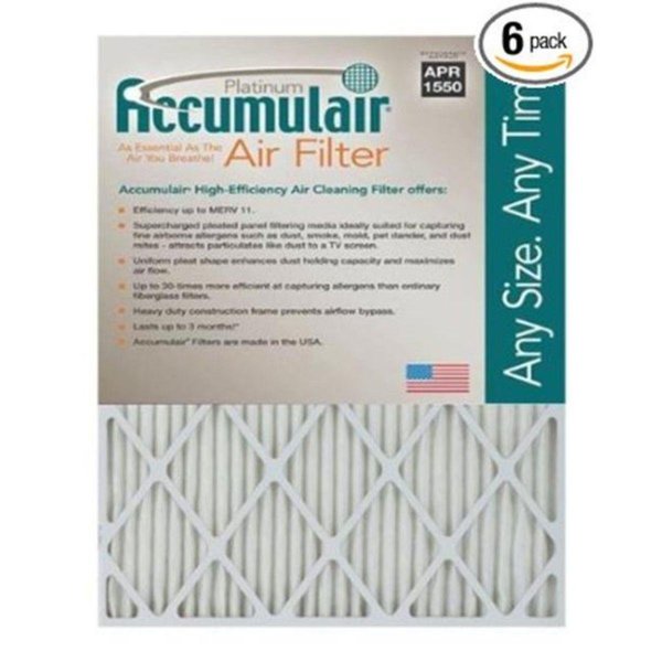 Accumulair Accumulair FA19X25 18.5 x 24.5 x 1 in. MERV 11 Platinum Filter FA19X25